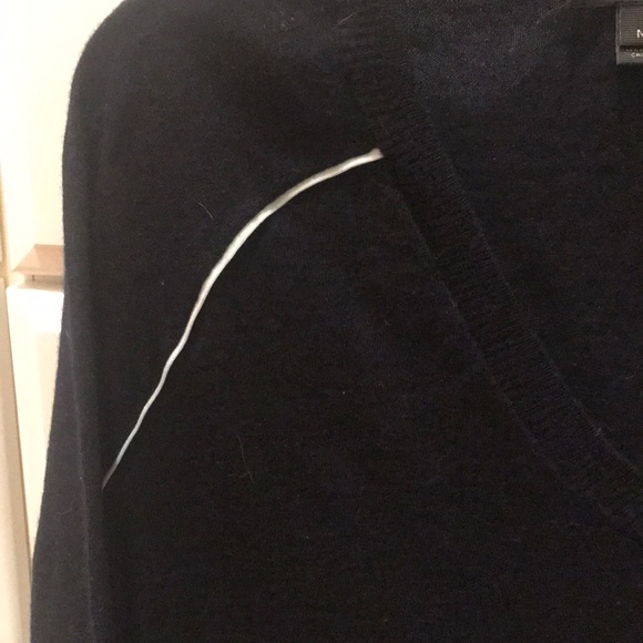 JCrew merino wool sweater with contrast piping - - Picture 3 of 3